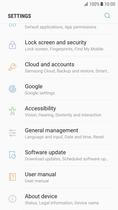 Press Cloud and accounts. Press Cloud and accounts.