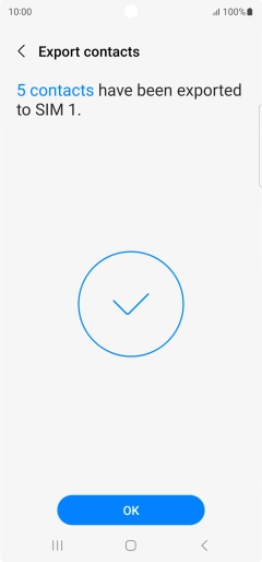 Press OK. Press OK.