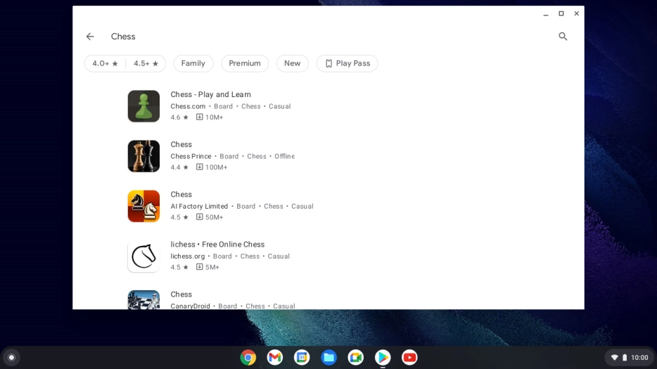 Click the required app. Click the required app.