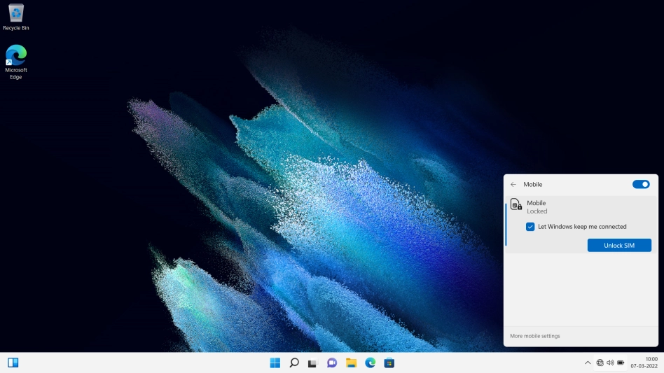 Click Unlock SIM. Click Unlock SIM.