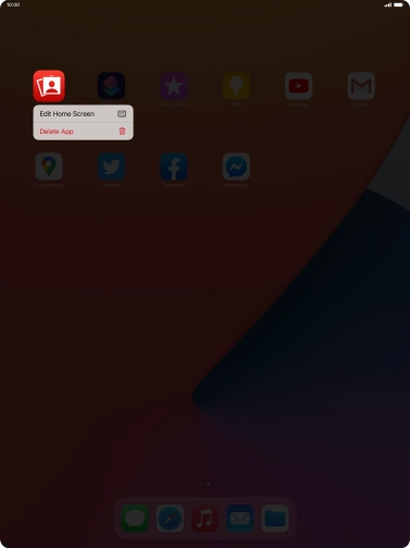 Press Delete App. Press Delete App.