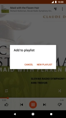 Press NEW PLAYLIST. Press NEW PLAYLIST.