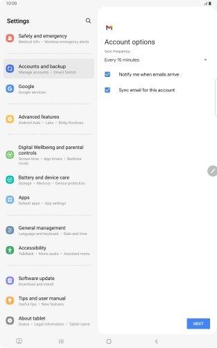 Press the drop down list below Press the drop down list below