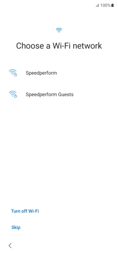 Press the required Wi-Fi network. Press the required Wi-Fi network.