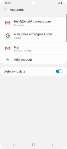 Press the Home key to return to the home screen. Press the Home key to return to the home screen.