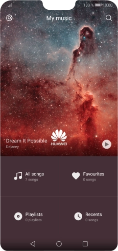 Press All songs. Press All songs.