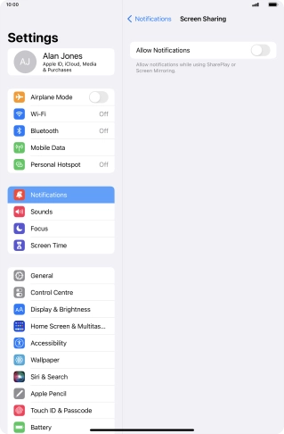 Press the indicator next to Press the indicator next to