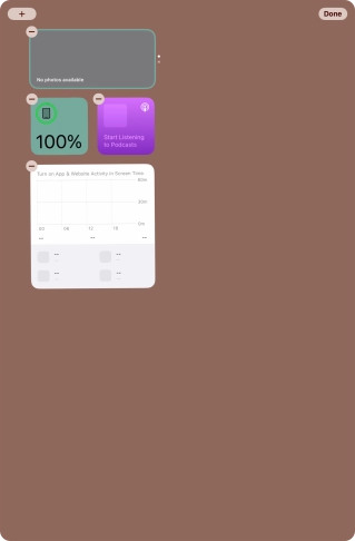 Press the add icon. Press the add icon.