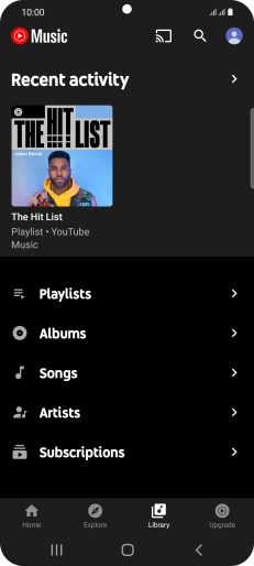 Press the required category and go to the required audio file. Press the required category and go to the required audio file.