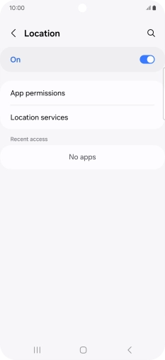 Press App permissions. Press App permissions.