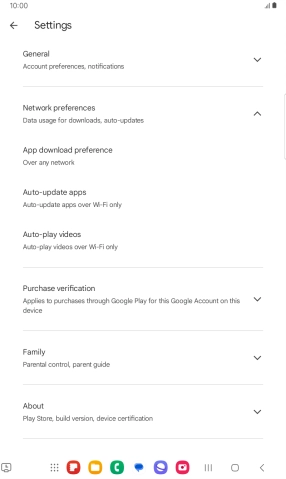 Press Auto-update apps. Press Auto-update apps.