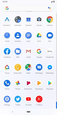 Press Gmail. Press Gmail.