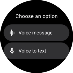 Press the required setting and follow the instructions on the screen to record and send the required reply. Press the required setting and follow the instructions on the screen to record and send the required reply.