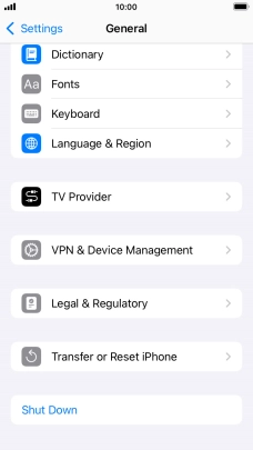 Press Transfer or Reset iPhone. Press Transfer or Reset iPhone.