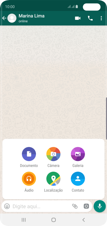 Pressione Galeria, e navegue até a foto ou vídeo desejado. Pressione Galeria, e navegue até a foto ou vídeo desejado.