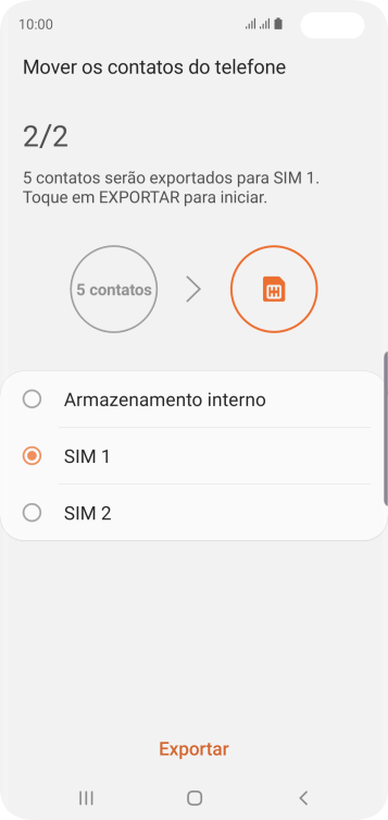 Pressione Exportar. Pressione Exportar.