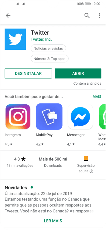 Deslize para cima a partir da parte de baixo da tela para finalizar e voltar para a tela inicial. Deslize para cima a partir da parte de baixo da tela para finalizar e voltar para a tela inicial.
