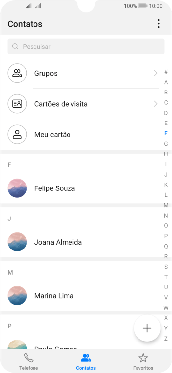 Pressione o ícone de menu. Pressione o ícone de menu.
