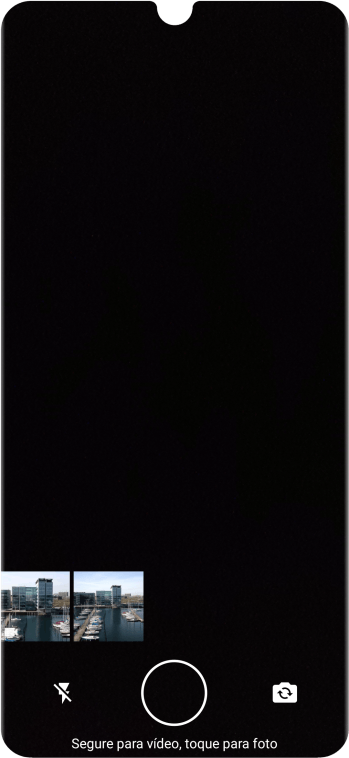 Pressione a foto ou o vídeo desejado. Pressione a foto ou o vídeo desejado.