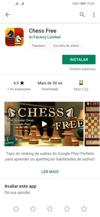 Pressione INSTALAR, e siga as indicações da tela para instalar o app. Pressione INSTALAR, e siga as indicações da tela para instalar o app.