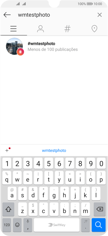 Pressione o hashtag desejado. Pressione o hashtag desejado.