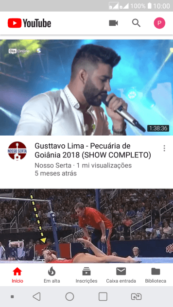 Pressione o ícone de fazer upload. Pressione o ícone de fazer upload.