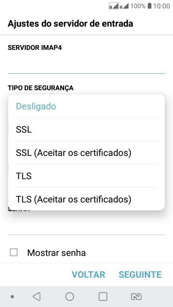 Pressione Desligado para desativar a função. Pressione Desligado para desativar a função.