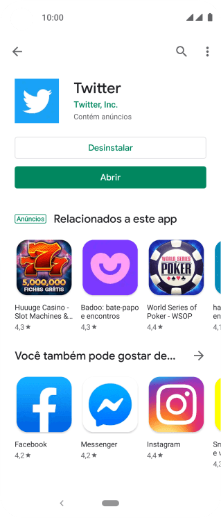 Pressione a tecla de início para finalizar e voltar à tela inicial. Pressione a tecla de início para finalizar e voltar à tela inicial.