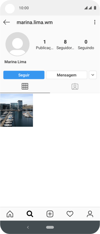 Pressione Seguir. Pressione Seguir.