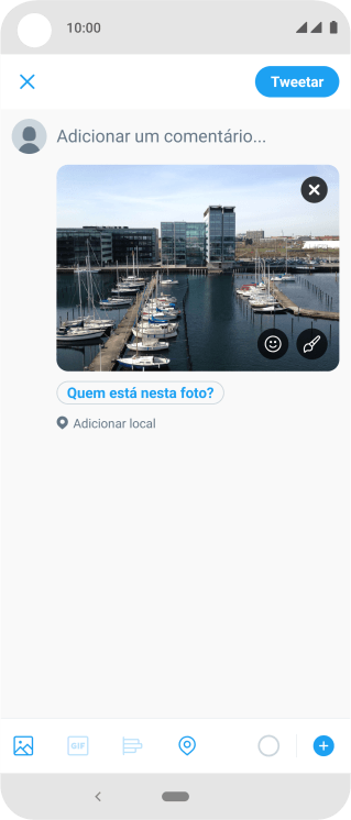 Pressione o campo de escrever, e digite o texto desejado. Pressione o campo de escrever, e digite o texto desejado.