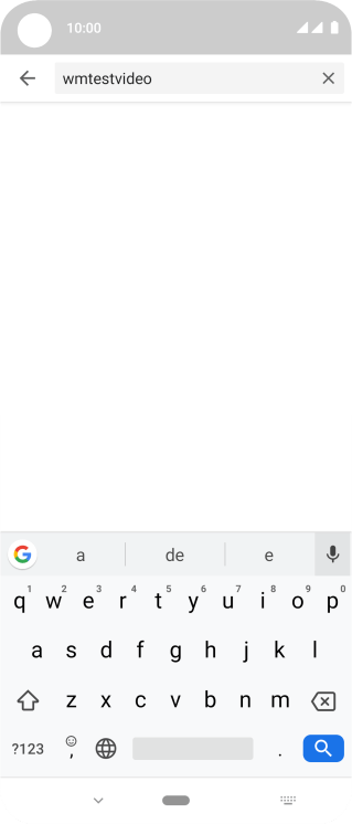 Digite a palavra de busca desejada, e pressione o ícone de busca. Digite a palavra de busca desejada, e pressione o ícone de busca.