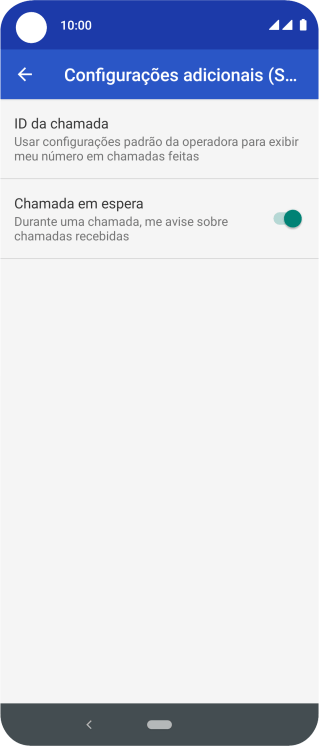 Pressione ID da chamada. Pressione ID da chamada.