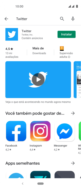 Pressione Twitter. Pressione Twitter.