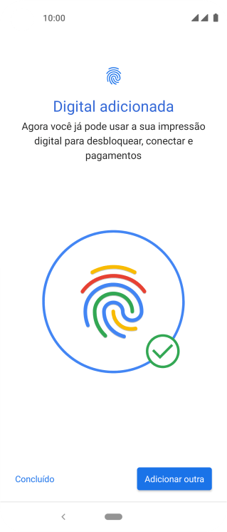 Pressione Concluído. Pressione Concluído.