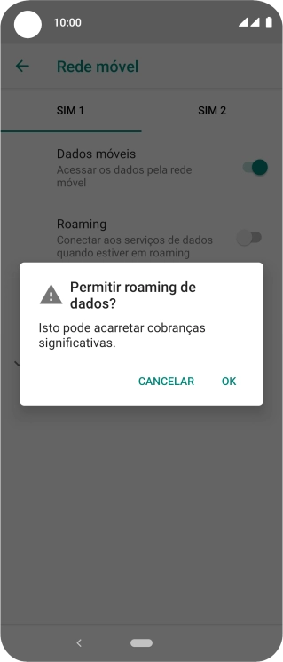 Se você quiser ativar a função, deve pressionar OK. Se você quiser ativar a função, deve pressionar OK.
