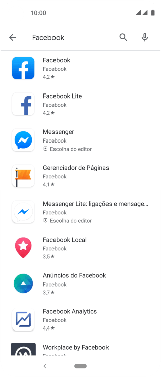 Pressione Facebook. Pressione Facebook.