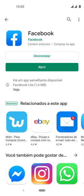 Pressione a tecla de início para finalizar e voltar à tela inicial. Pressione a tecla de início para finalizar e voltar à tela inicial.