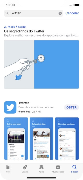 Pressione Twitter. Pressione Twitter.