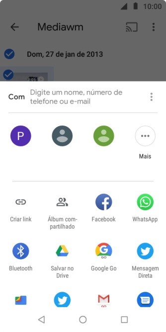 Pressione Salvar no Drive Pressione Salvar no Drive