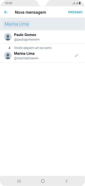Pressione PRÓXIMO. Pressione PRÓXIMO.