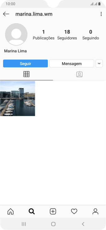 Pressione Seguir. Pressione Seguir.