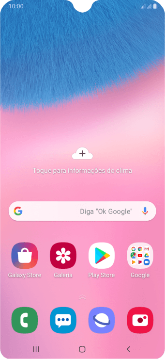 Use dois dedos para deslizar para baixo a partir do topo da tela. Use dois dedos para deslizar para baixo a partir do topo da tela.
