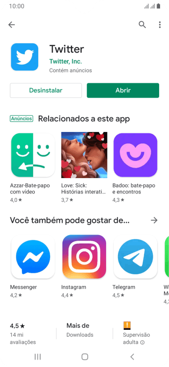 Pressione a tecla de início para finalizar e voltar à tela inicial. Pressione a tecla de início para finalizar e voltar à tela inicial.