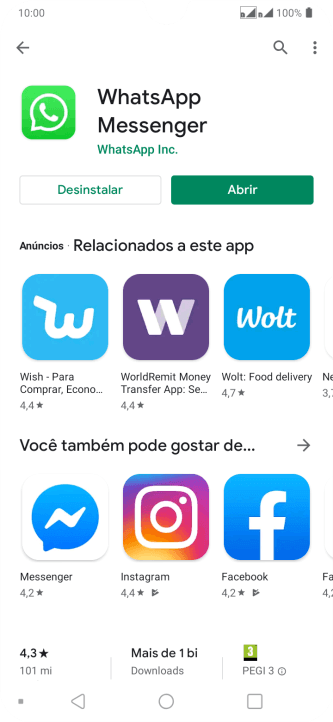 Pressione a tecla de início para voltar à tela inicial. Pressione a tecla de início para voltar à tela inicial.