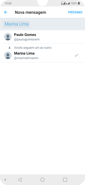 Pressione PRÓXIMO. Pressione PRÓXIMO.