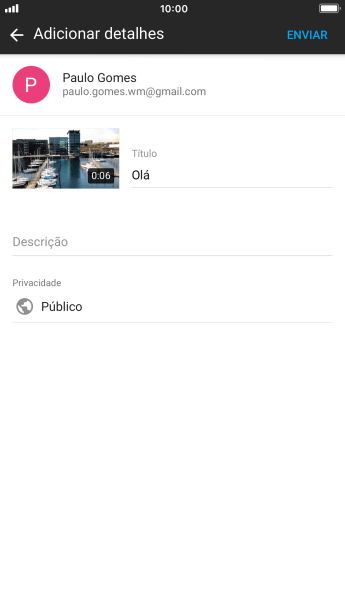 Digite o texto desejado, e pressione ENVIAR. Digite o texto desejado, e pressione ENVIAR.