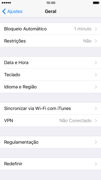 Pressione Idioma e Região. Pressione Idioma e Região.
