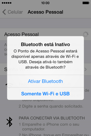 Pressione Somente Wi-Fi e USB. Agora está estabelecida a conexão de Internet do computador via celular. Pressione Somente Wi-Fi e USB. Agora está estabelecida a conexão de Internet do computador via celular.