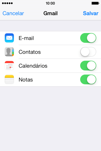 Se a tela mostrar essa imagem, sua conta foi reconhecida e configurada automaticamente. Siga as instruções da tela para inserir mais informações e finalizar a configuração. Se a tela mostrar essa imagem, sua conta foi reconhecida e configurada automaticamente. Siga as instruções da tela para inserir mais informações e finalizar a configuração.