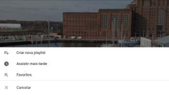 Pressione a lista de reprodução desejada. Pressione a lista de reprodução desejada.